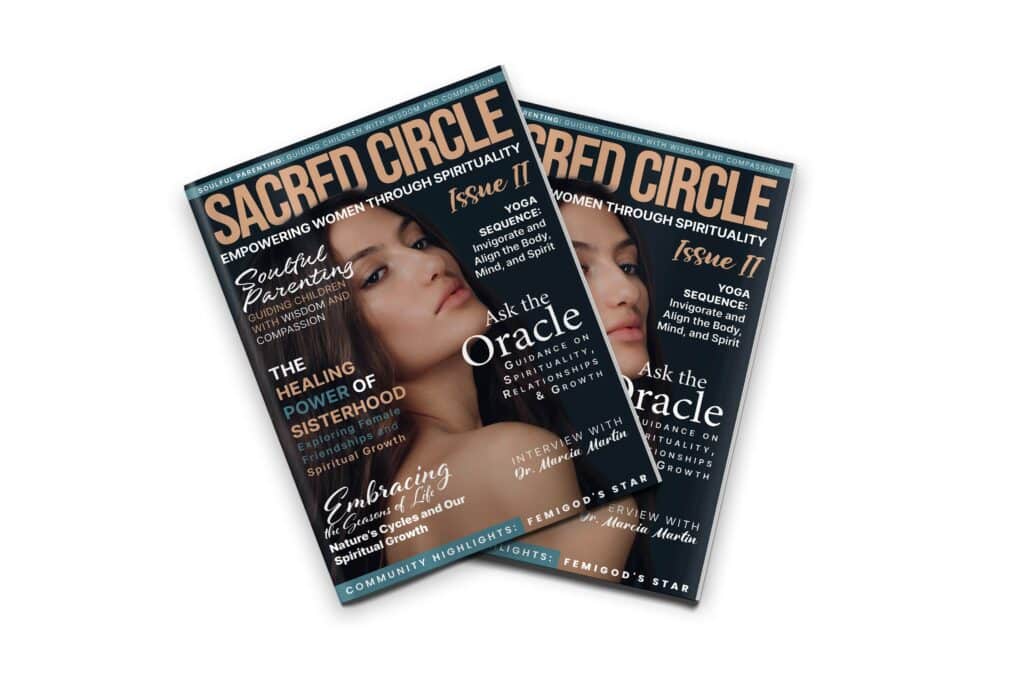 Two magazine covers for the magazine sacrament circle.